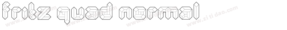 Fritz Quad Normal字体转换